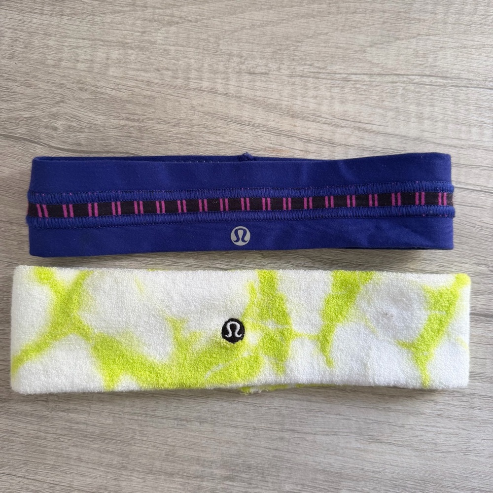 Lululemon Athletic Headbands Bundle (2) | Sweat-Wicking Workout Hairbands